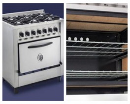 COCINA 1000 6H.ESM.R.FUND.HORNO PASTELER