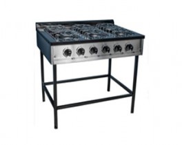 ANAFE 900 6 MECHEROS REJA FUNDICION