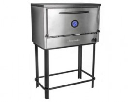 HORNO PIZZERO 6 MOLDES INTERIOR ENLOZADO