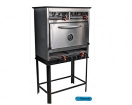HORNO PIZZERO 6 MOLDE C/PINZA Y PLANCHA