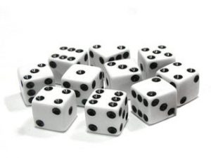 DADOS SET X 12 UNIDADES