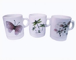 MARQUES JARRO MUG 300CC.DECO.MARIPOSAS