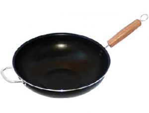 ANABEA TEFLON WOK 32CM C/MANGO MADERA