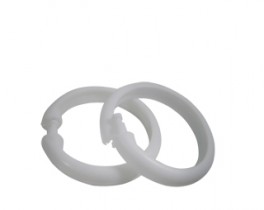 DETALLES ARGOLLA X12 BLANCA P/CORTINA X6