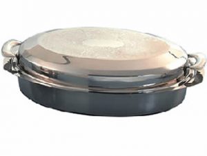 ANABEA GUISERA 40CM OVAL ACERO 18/8
