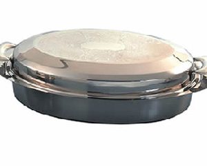 ANABEA GUISERA 40CM OVAL ACERO 18/8