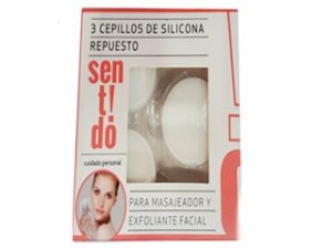 SENTIDO 3 CEPILLOS DE SILICONA REPUESTO
