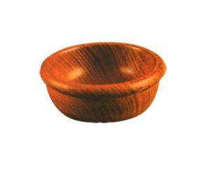 ALGARROBO CAZUELA 10CM LUSTRADA