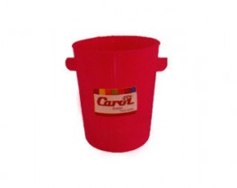 CAROL BALDE HIELO PLAST.15CM ROJO