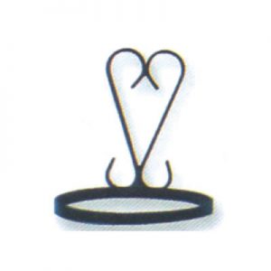 COSMOS PORTA MACETA REDONDO PARED HIERRO