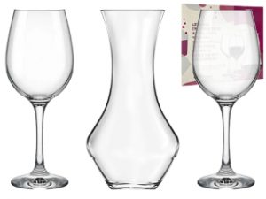 NADIR DECANTER + 2 COPAS BARONE 3PZAS CX6