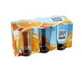 NADIR GINGA VASO 280ML.PACKX6(2021)X8