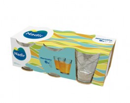 NADIR MARACATU VASO 280ML.PACKX6(2018)X8