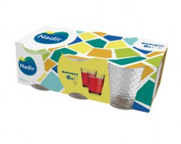 NADIR BATUQUE VASO 280ML.PACKX6(2019)X8