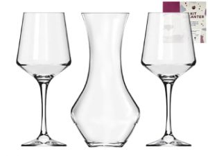 NADIR DECANTER + 2 COPAS BRUNELLO 3 PZAS CX6