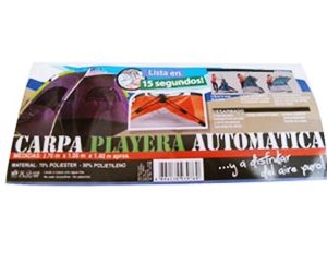 CARPA PLAYERA AUTOMATICA 270X155X140CM CX3