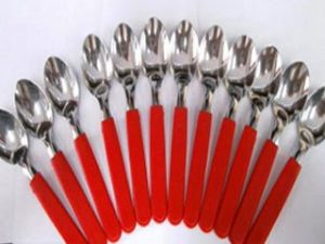 CAROL M/ROJO CUCHARA MESA BX12
