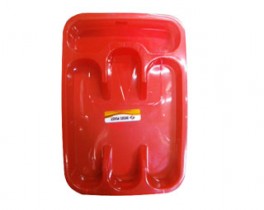 DESES PLAST CUBIERTERO RECT.MED.4DV.CX24