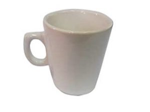 MARQUES JARRO CAFE CONICO 180CC.BLANCO CX36