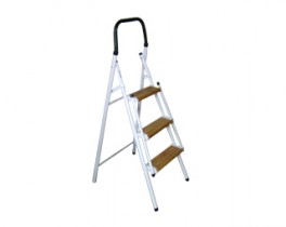 ESCALERA METALICA 8 ESCALON EN MADERA