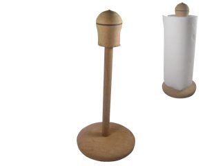 ALGARROBO PORTA ROLLO VERTICAL DE MESA