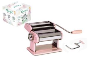 CAROL PASTEL MAQUINA PASTA ROSA ACERO