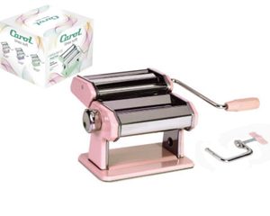 CAROL PASTEL MAQUINA PASTA ROSA ACERO