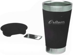 OUTDOORS BEER PINT 473ML.NEGRO