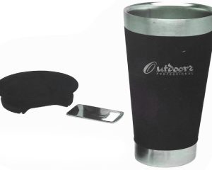 OUTDOORS BEER PINT 473ML.NEGRO