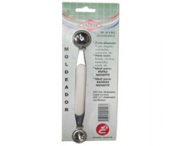 CAZAUX MOLDEADOR DOBLE ACERO INOX.(516)