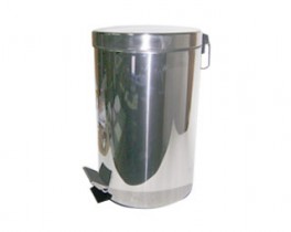 RECIPIENTE CON TAPA 20L ACERO INOX.PEDAL CX2