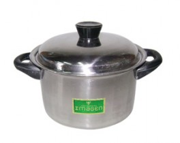 IMAGEN CACEROLA ACERO N.24 PESADA