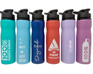 BOTELLA ACERO 750 CC COLOR PICO VERTEDOR cx48
