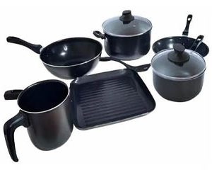 GUADIXFLON SET COCINA 9PZAS.T/VIDRIO