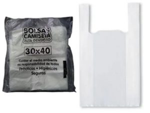 BOLSAS CAMISETA 30X40 150GR CX20 CX20