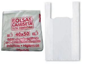 BOLSAS CAMISETA 40X50 310GR CX20 CX20