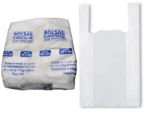 BOLSAS CAMISETA 45X60 420GR CX20 CX20