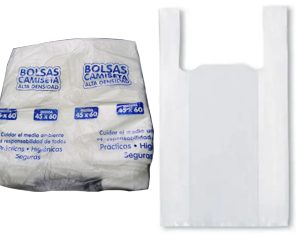 BOLSAS CAMISETA 45X60 420GR CX20 CX20