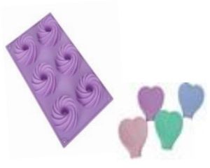 SILICONA MOLDE FLOR X6 28,5CMX17 CX12