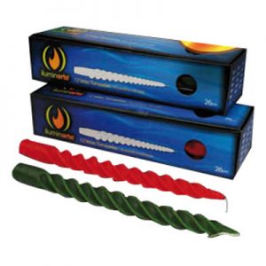 ILUMINAR VELA TORNEADA 20CM CX6