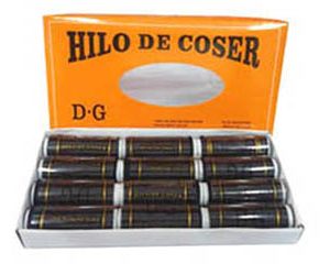HILO DE COSER X12 NEGRO CX120