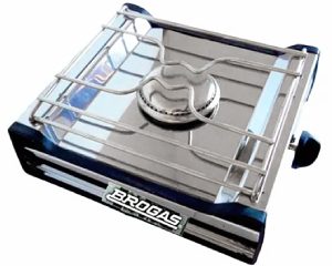 BROGAS ANAFE ACERO INOX.1 HOR.GAS NATURA CX6