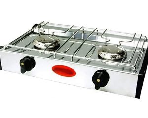 BROGAS ANAFE ACERO INOX.2 HOR.GAS ENVASA CX6