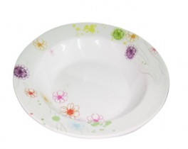 MELAMINA DECO PLATO HONDO 22CM CX120