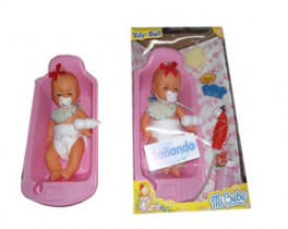 YOLY BELL BEBE 33CM BAÑANDO(160) C/C X4