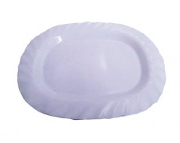 MELAMINA BLANCO BANDEJA RECT.35CM CX36