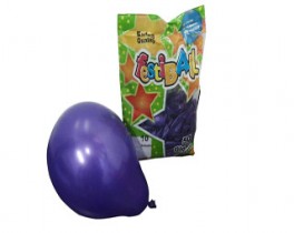 FESTIBALL GLOBO PERLADO 10"X50U.VIOLETA