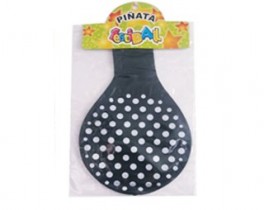 FESTIBALL PINATA 24" NEGRO A LUNARES CX1