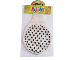 FESTIBALL PIÑATA 24" BLANCO A LUNARES