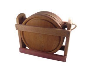 ALGARROBO CAJONCITOS X4 PLATOS DE 24CM
